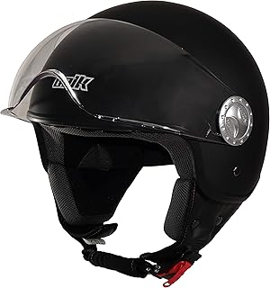 unik 男士 cj-06 jet black, size - 头盔 - 哑光黑色,x s